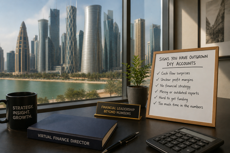 Do You Need a Virtual Finance Director in Qatar? Signs You Have Outgrown DIY Accounts