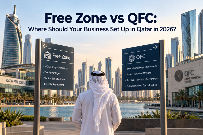 Free Zone vs QFC: Where Should Your Business Set Up in Qatar in 2026?