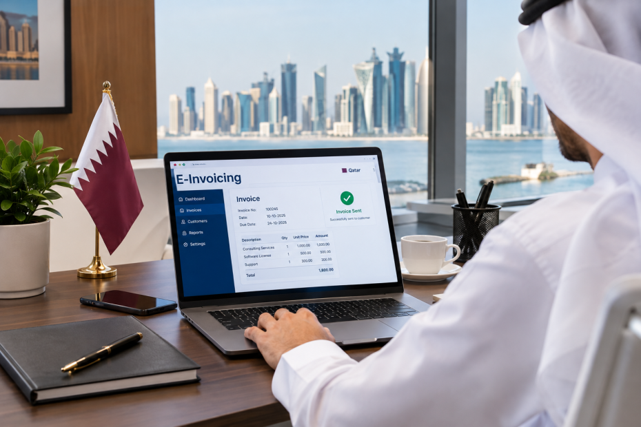 Qatari E-Invoicing Workspace with Doha